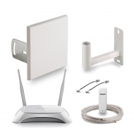 Комплект 4G/3G интернет для дачи и загородного дома KDI12-4G-MR