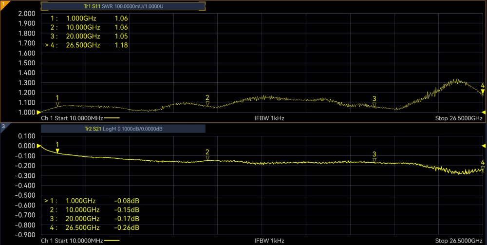 Переходник угловой 2.92mm(male) - 2.92mm(female) до 40 ГГц, rev.T