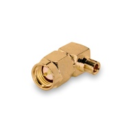 Разъем SMA(male) T под пайку на полужесткий кабель RG-405, угловой до 12 ГГц