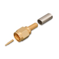 Разъем SMA(male) T на кабель RG-316, обжимной до 6 ГГц