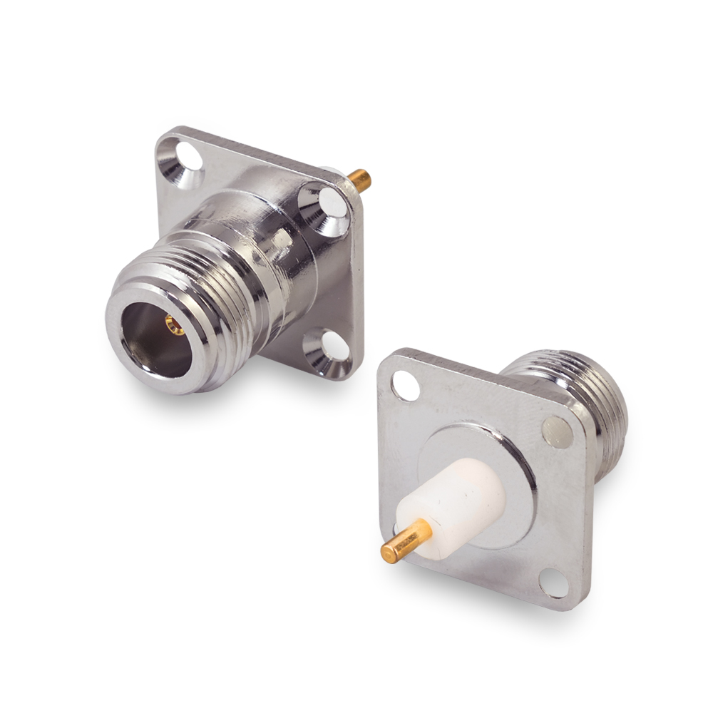 Разъем N(female) Y на кабель, фланцевый